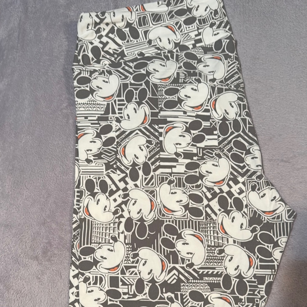 Mickey Mouse Patterned Leggings
